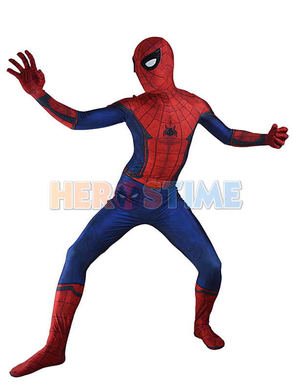 Civil War Spider-man Costume 3D Shade Cosplay Suit